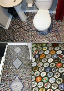 Recycled Bottle top floor