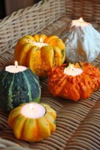 DIY Thanksgiving Candle pumpkins