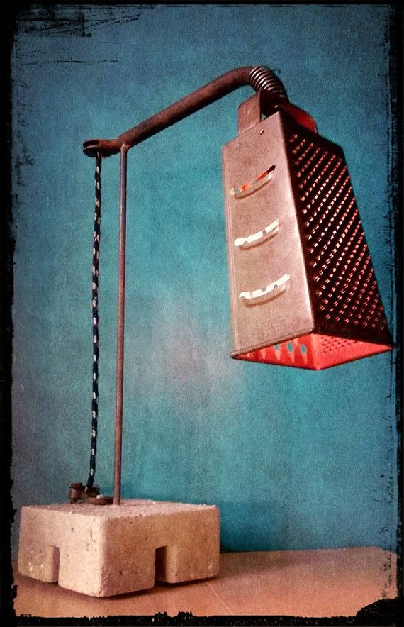 Recycled grater light
