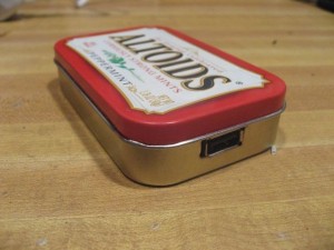 Upcycled altoids solar charger DIY