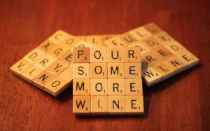 Upcycled scrabble