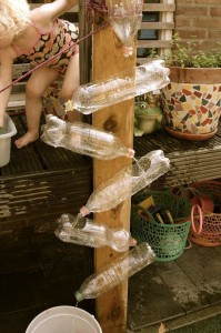 Upcycoled water toy