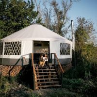 Step by step yurt build