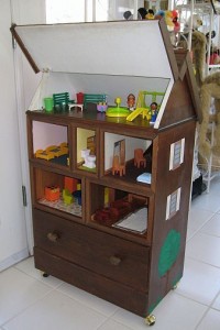 Upcycled doll's house
