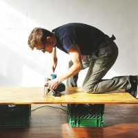 Sawing apart an Ikea Dresser